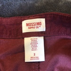 Mini skirt corduroy rust color Size 2 Mossimo 16 1/2 in length